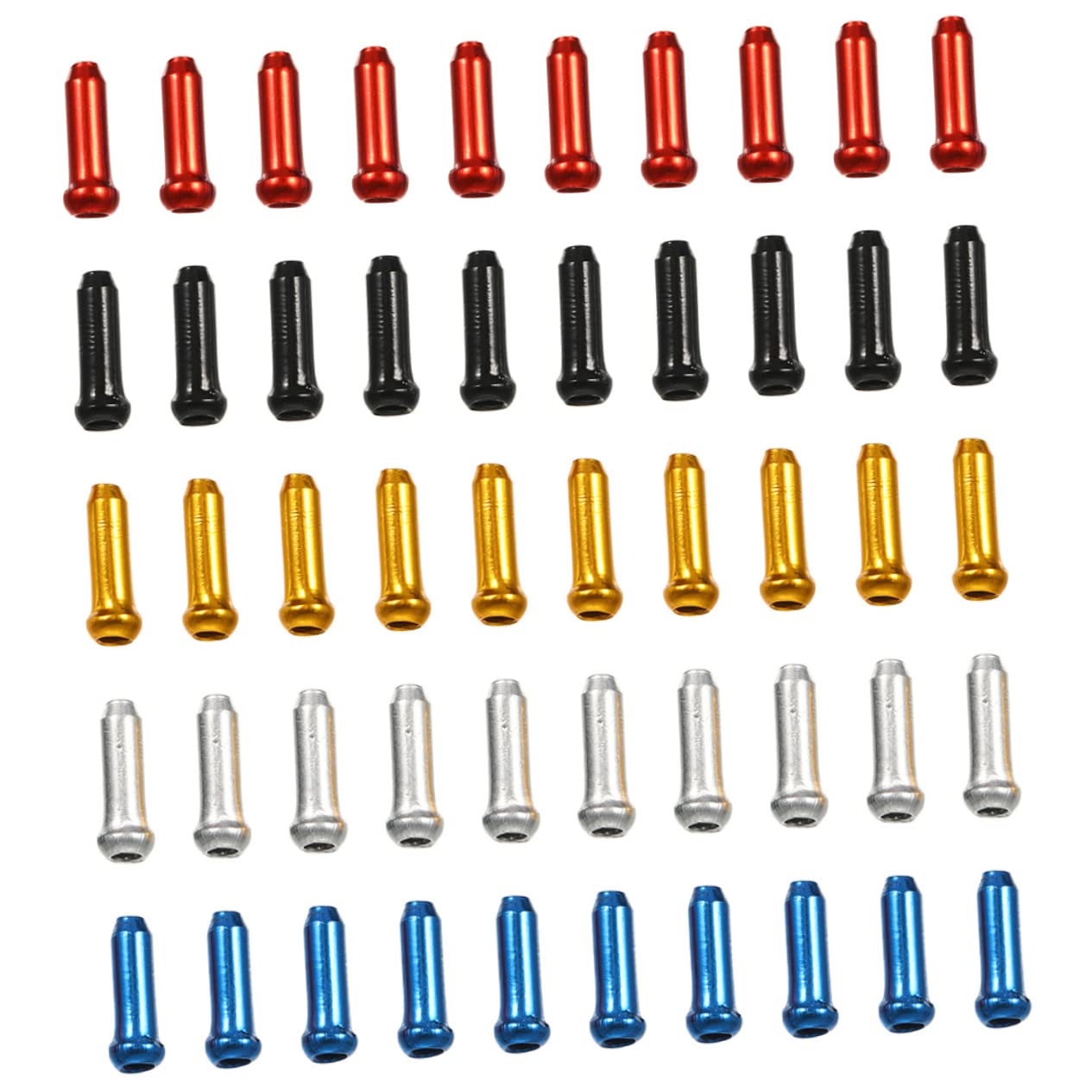 GRIRIW 100Pcs Bike Brake Cable Caps End Covers for Bicycle Cables Essential Cycling Accessories to Prevent Splitting and Damage Convenient and Bike