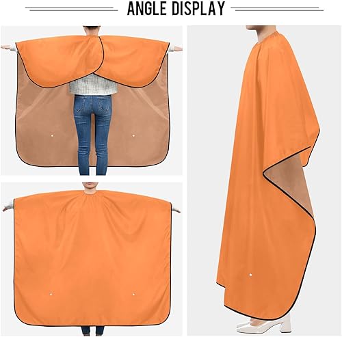 Miniatura 5 de Antique White Hair Cutting Capes Professional Barber Cape, Hair Cape for Haircuts 64.9 In x 55.1 In