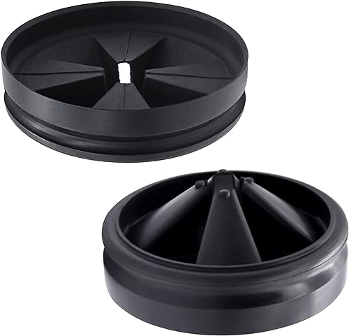 Protectores contra salpicaduras de basura de 3 38 pulgadas, repuesto QCB-AM para la serie InSinkErator Evolution, tapones de drenaje de cuello