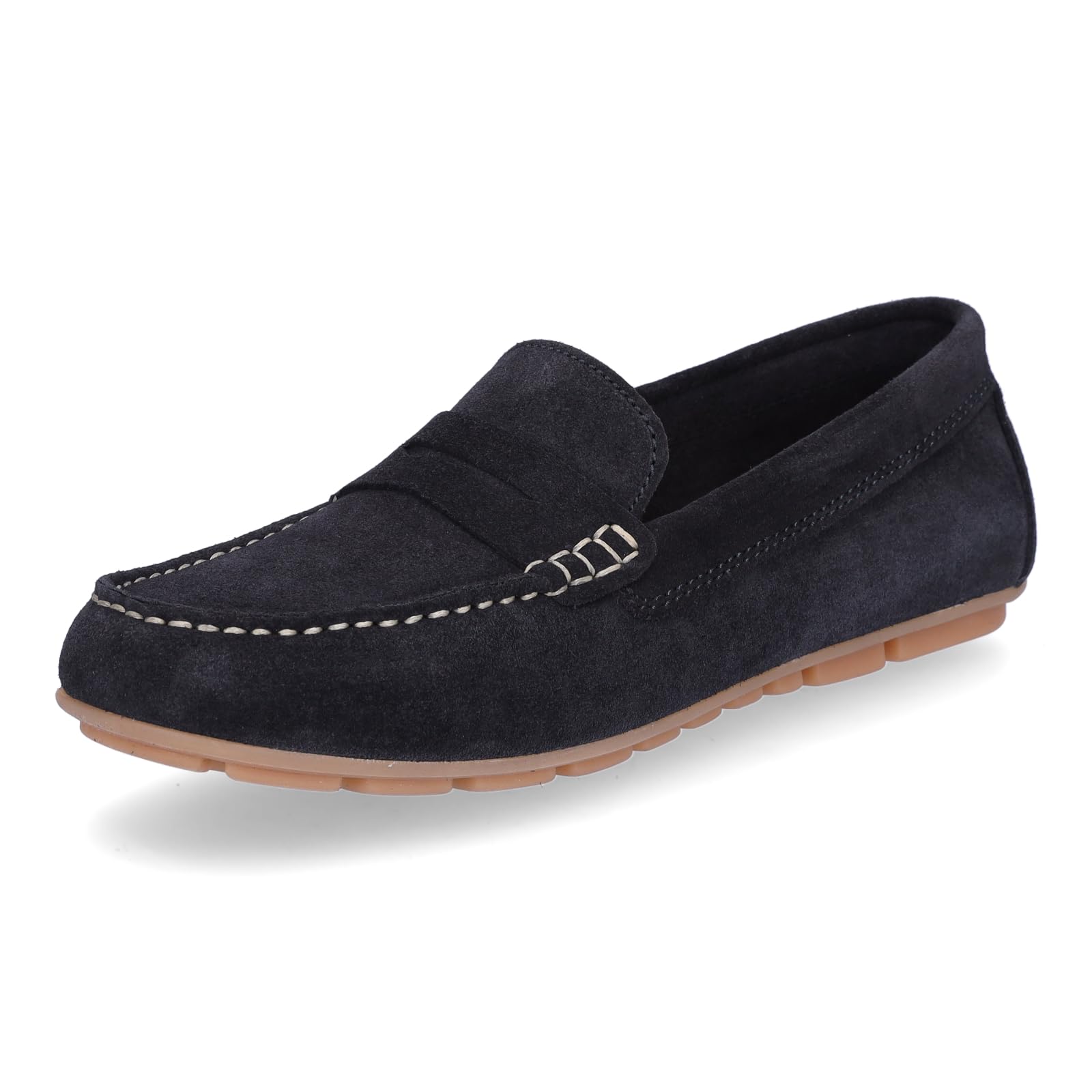 Mids Mirella Damen Mokassin aus Rauleder – Slip-on mit Lederinnensohle, Flexible Gummisohle – Made in Europe