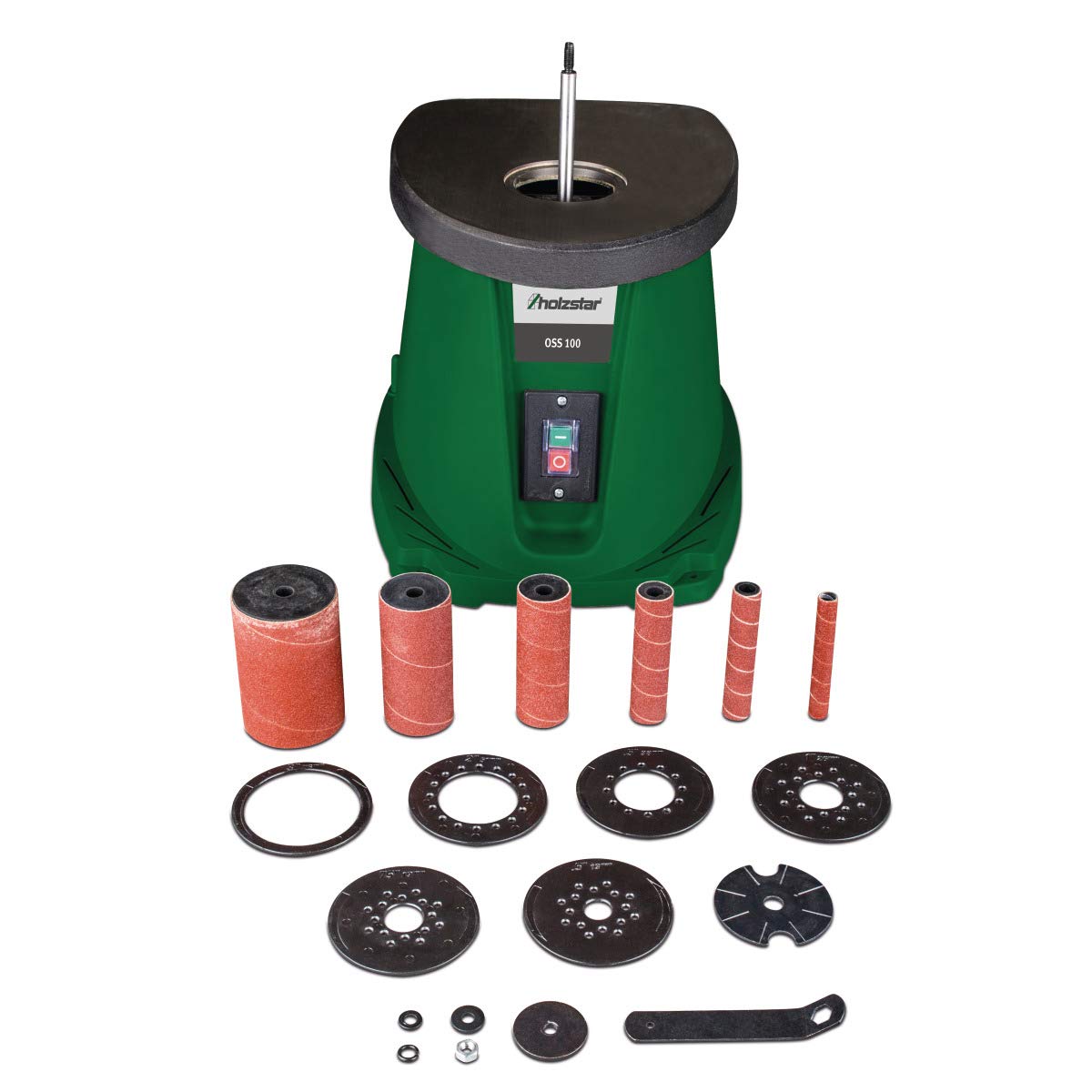 Holzstar Smerigliatrice oscillante OSS 100 (0,45 kW, 230 V, tavolo di lavoro: 370 mm x 295 mm) 5903500
