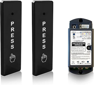 WiFi Smart&Wireless Push Buttons for Entry System, Automatic Doors Sensor Switches 1pcs Receiver