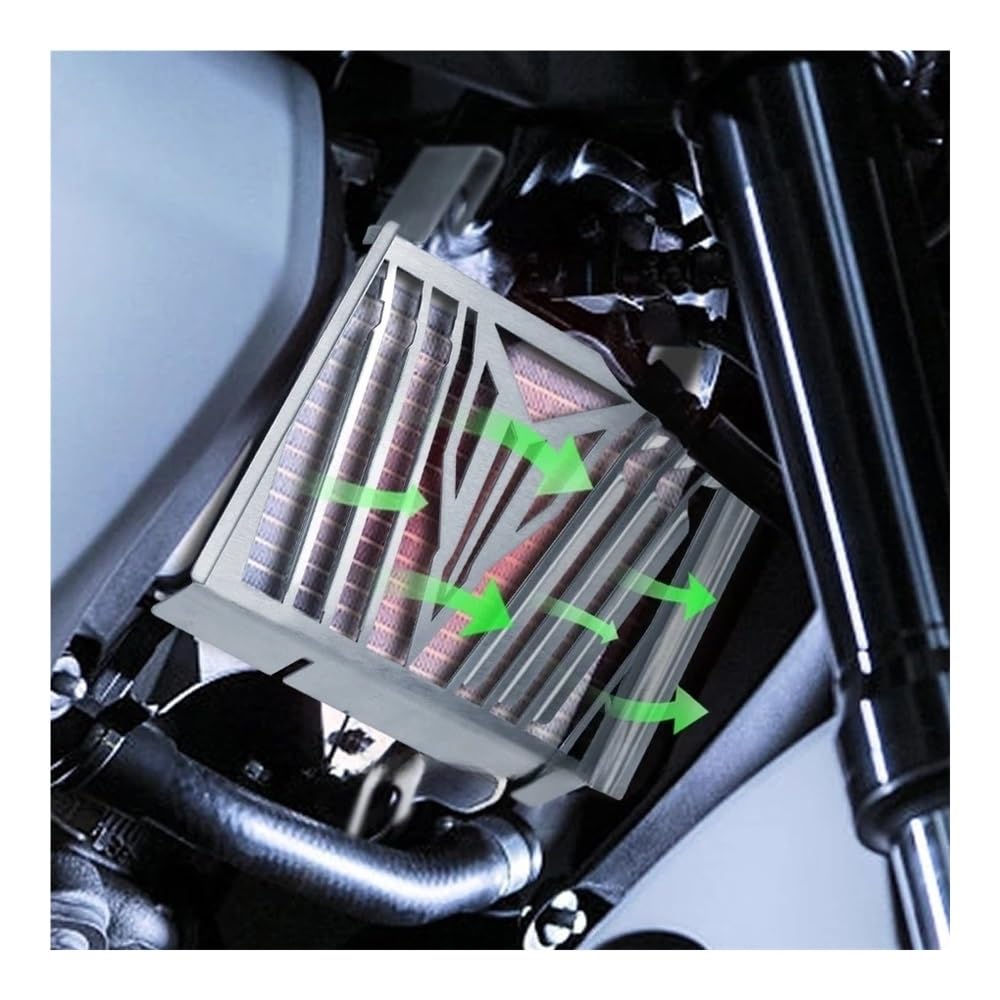 Radiatore Protezione Per Motociclette Protezione Radiatore In | Per Motociclette Protezione Radiatore In Alluminio Parti Per MT-125 MT125 MT 125 2020-