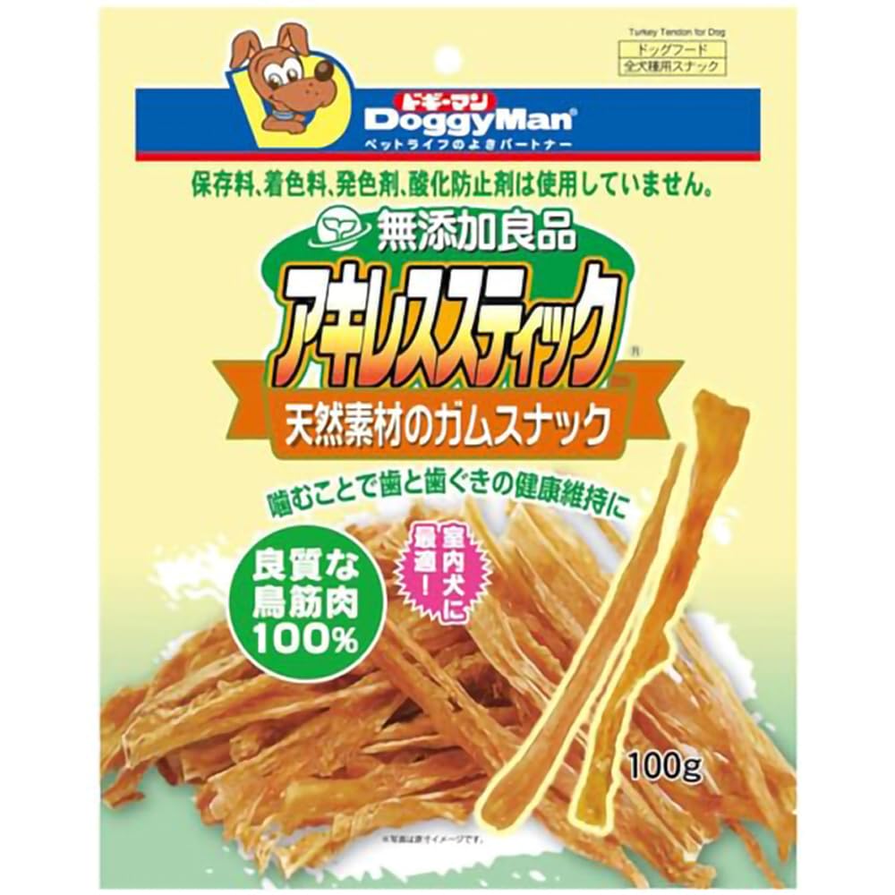 Amazon.co.jp: ドギーマン 無添加良品 アキレススティック100g（鳥すじ