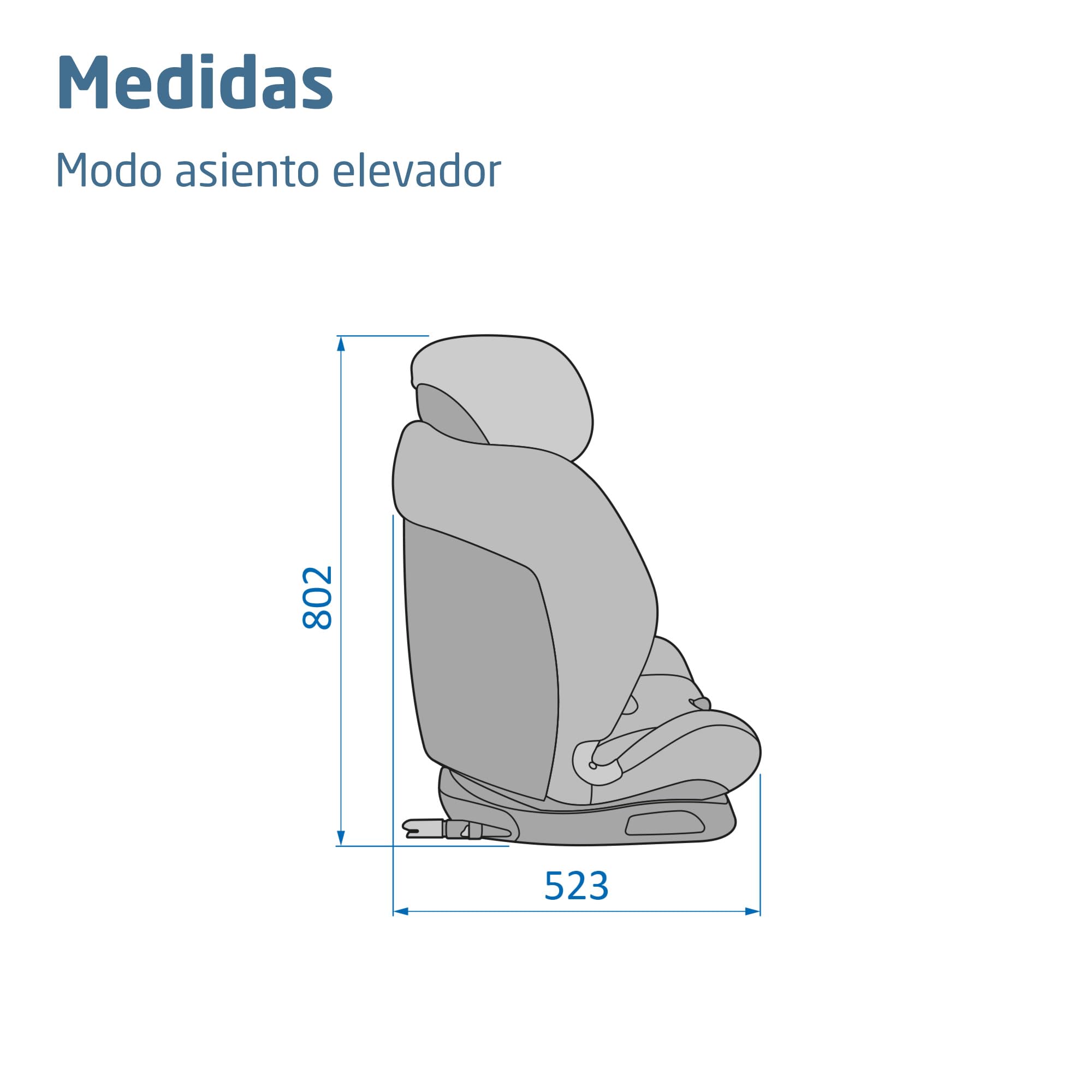 Maxi-Cosi Titan S Comfort i-Size, Tejido Transpirable, Silla de Coche Multiedad, 15 meses-12 años (76-150 cm), Silla Coche ISOFIX, 5 Posiciones Reclinado y 13 de Reposacabezas, Authentic Black
