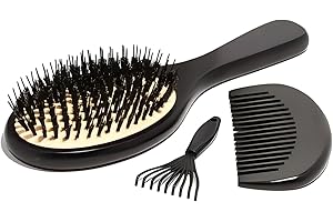 Vayose No Shampoo Hair Brush Bamboo Brush Removes Oil, Massages and Combs...
