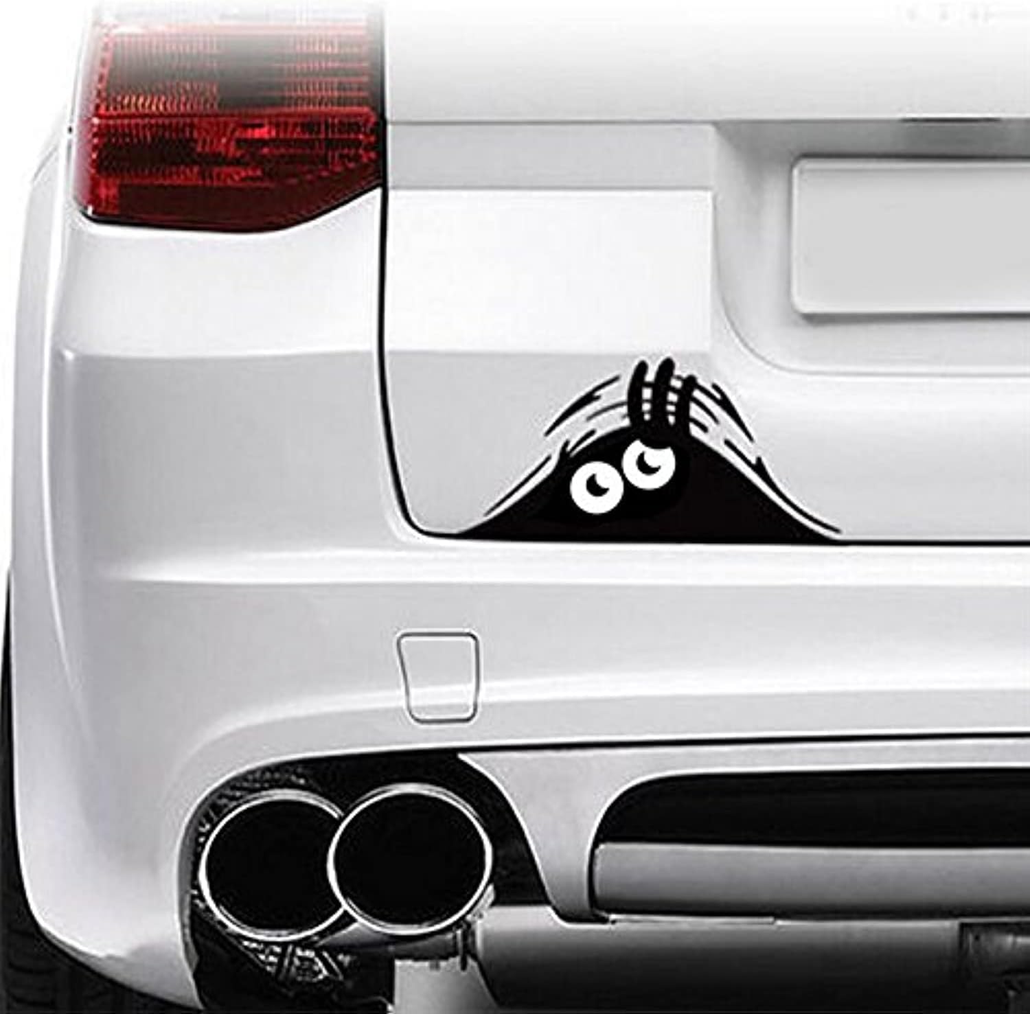 AjaxStore Funny Peeking Monster Auto Car Walls Windows Graphic Vinyl Sticker (EA10701,20x8cm)