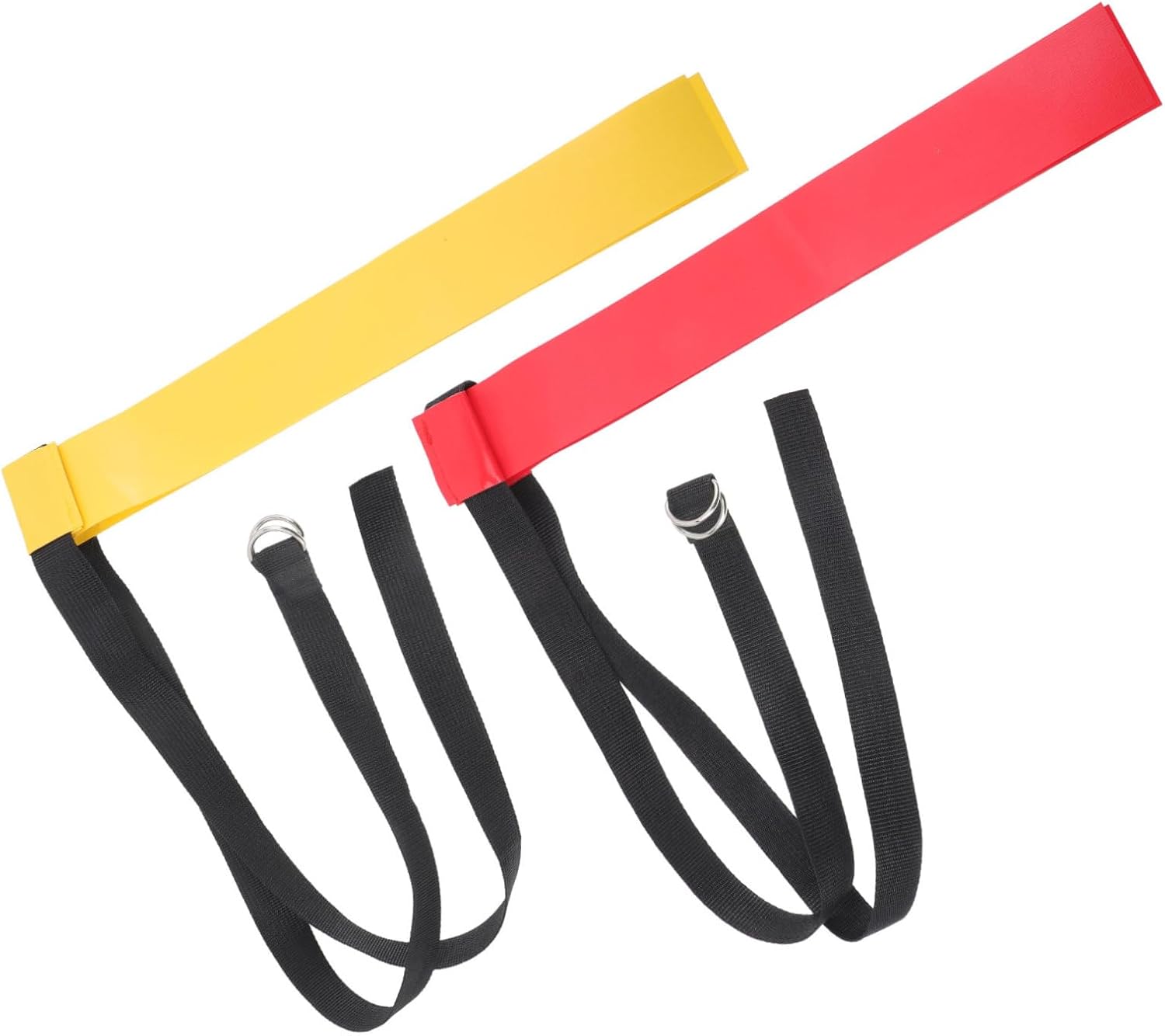 WOONEKY 2pcs Football Flag Set Waist Belts for Training Includes Fluorescent Flags for Boys and Girls Adults Football Games