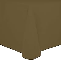 Vista 25 de Ultimate Textile Cotton-Feel - Mantel de comedor ovalado fino (60 x 84 pulgadas), color rojo