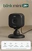 Blink Mini 2K+ (newest gen) Indoor Plug-in Home Security Camera | Pet camera with 2K video resolution | 4x Zoom | Colour night vision | Works with Alexa | 1 camera – Black