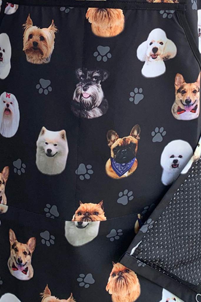 Ladybird Line 610 Dog Grooming Aprons for Women and Men with Pockets | Waterproof, Hair Resistant, and Bleach Resistant Dog Bathers Apron for Pet Groomers | One Size fits Most