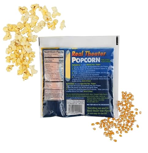 Vista 23 de Wabash Valley Farms Kit de palomitas de maíz ligeramente saladas, granos de palomitas de maíz para máquina de palomitas de maíz, granos de palomitas