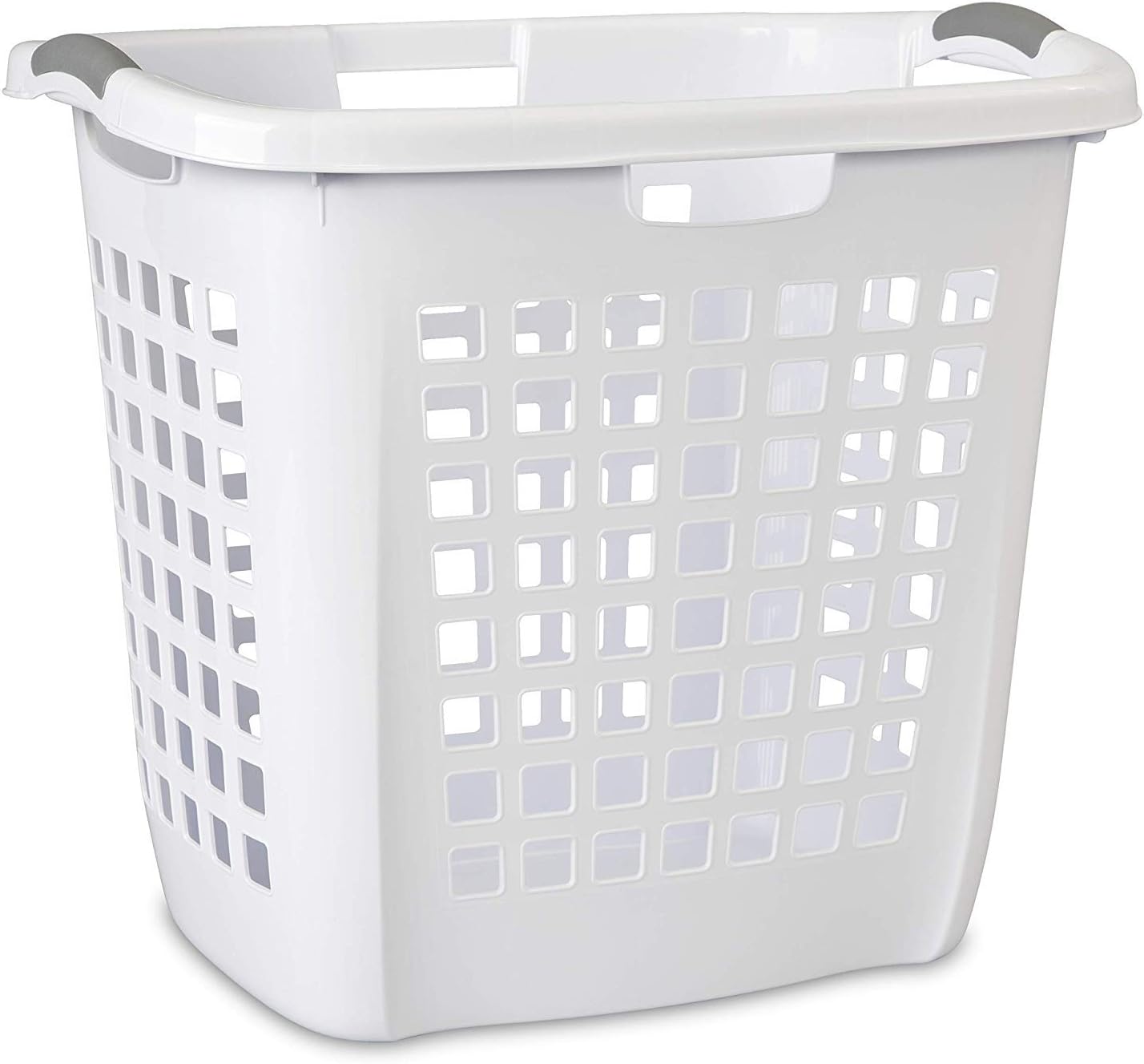 STERILITE 12258004 Carry Hamper, 19-7/8", White