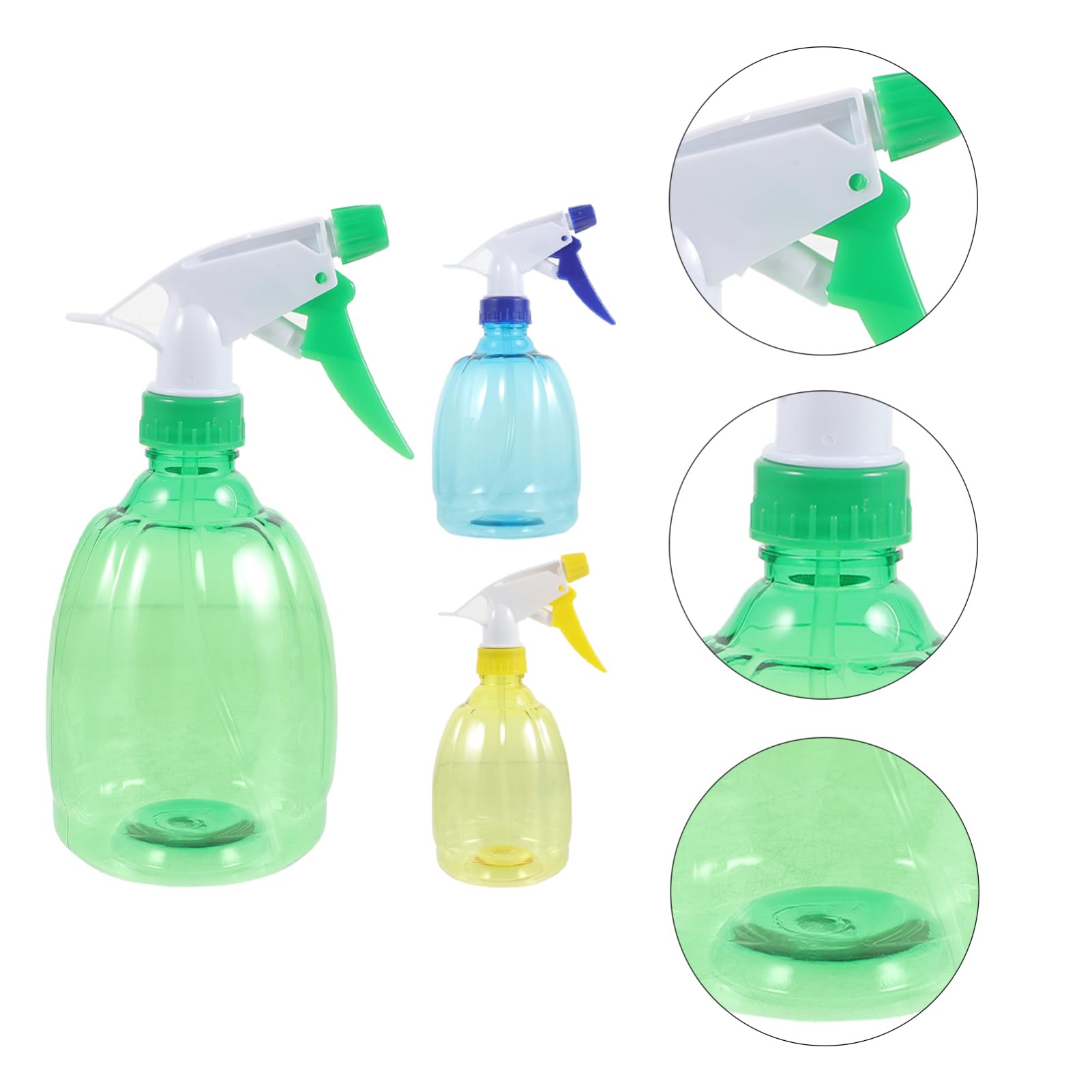 BESPORTBLE Lot De 3 Vaporisateurs Deau Réutilisables pour Plantes Dextérieur Couleur Bonbon Petite Taille pour Jardin Et Maison 3 Pièces X 3