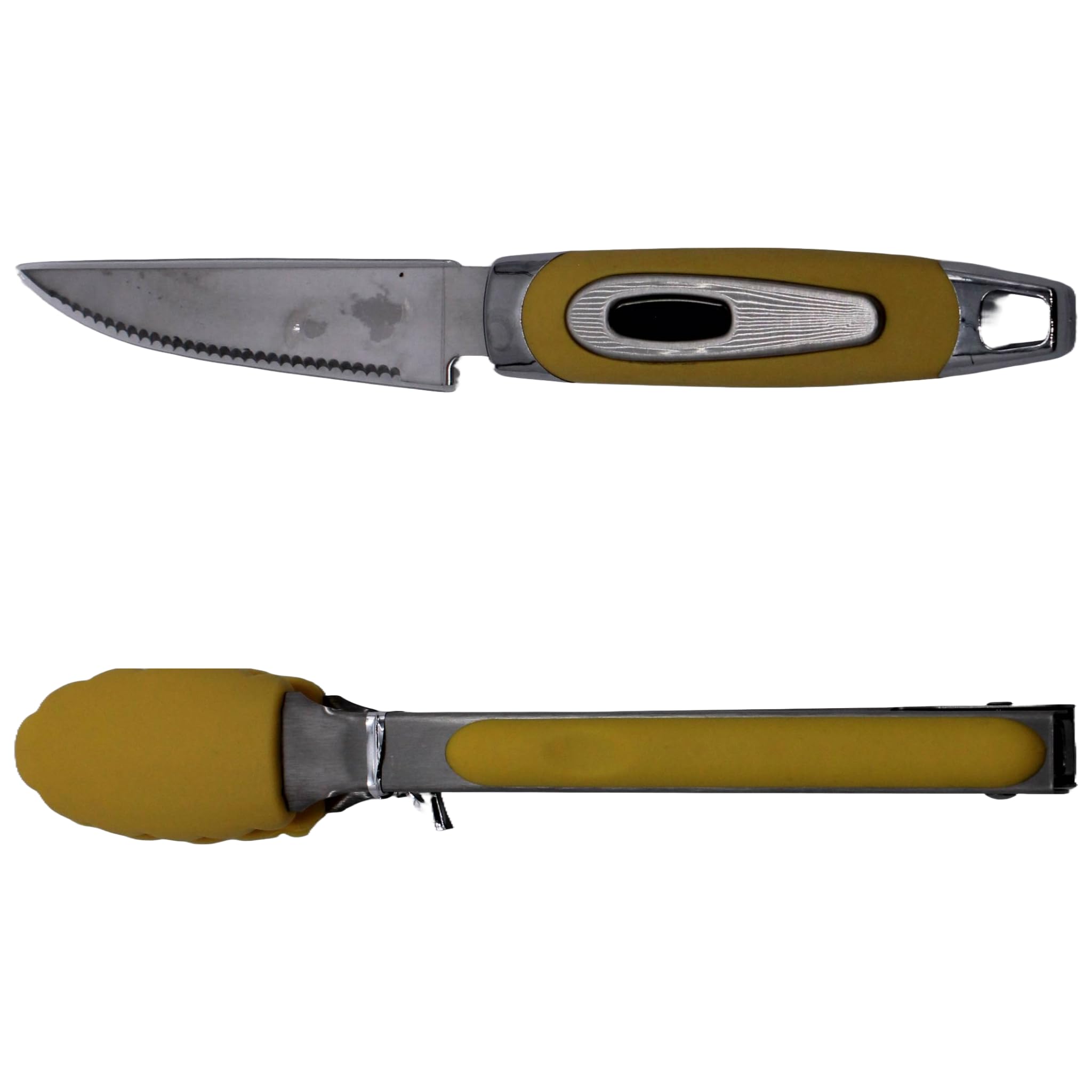 IMEX JYP-300E tragbarer Campingkocher, Gaskocher und Gasgrill, 5-teiliges Set mit Grillschale, Grillzange, Messer und Tragekoffer, Edelstahl, Piezo-Zündung
