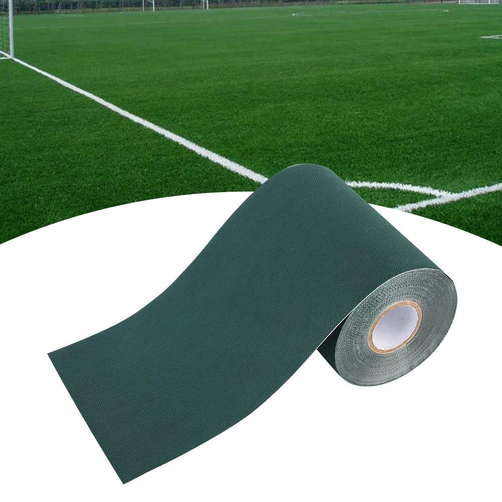 HERCHR Ruban de Gazon Artificiel 10Mx15CM, Ruban Adhésif de Pelouse Ruban de Joint de Pelouse Synthétique Bande Adhésive pour Connecter de Faux Tapis d'herbe