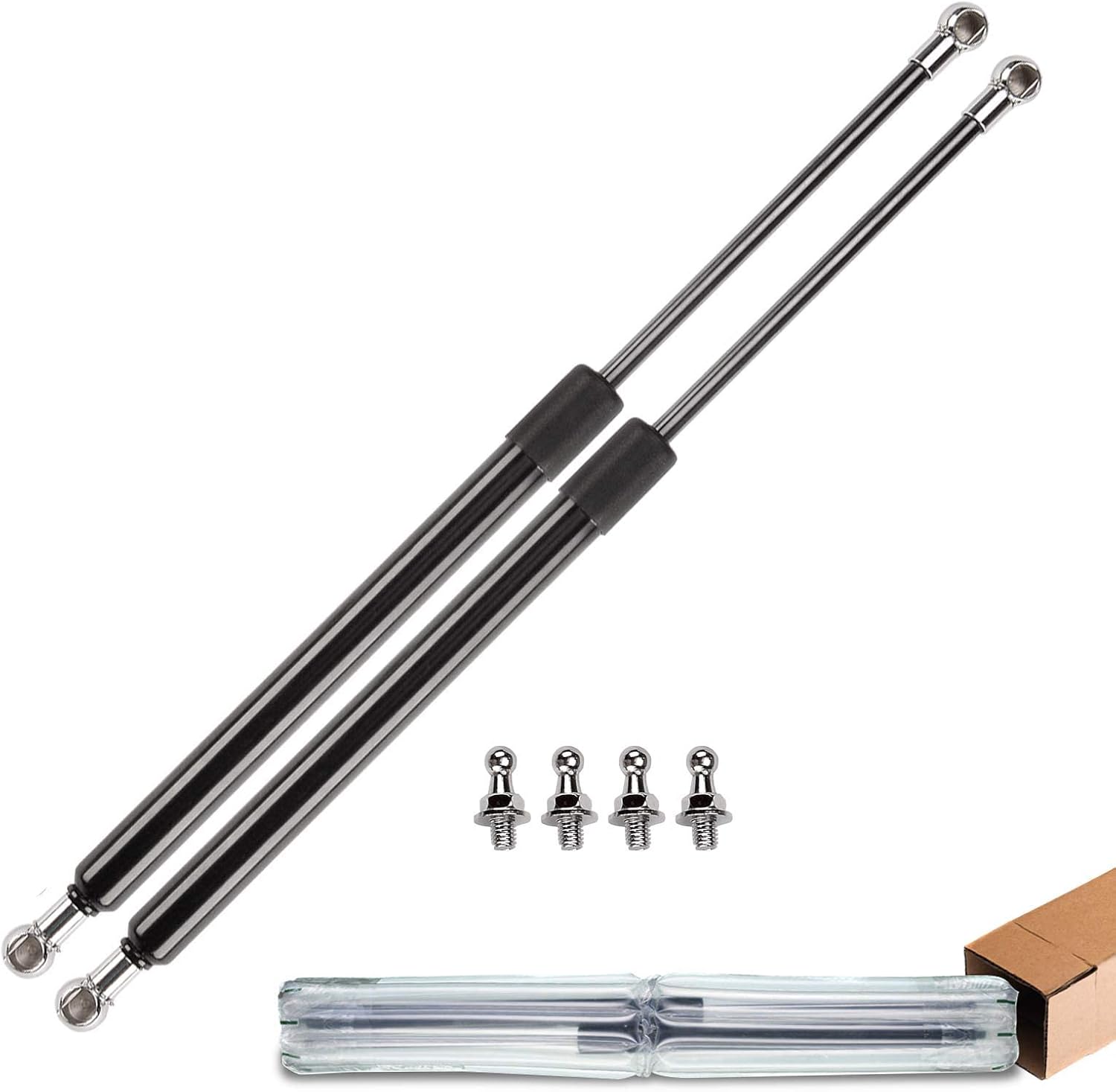 A-Premium Front Hood Struts Lift Supports Shocks Compatible with Honda Models - Accord 2013 2014 2015 2016 2017, Coupe/Sedan, Comes Without Bracket(2PC Set)