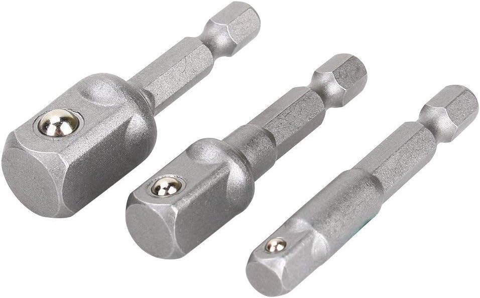 Power Drill Sockets Adapter Sets Hex Square Socket Wrench Power