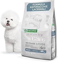 Nature's Protection Superior Care Hypoallergenic, Grain-Free Dry Food for Small and Mini Adult Dogs, Reduces Tears Spots, White Fish, 1.5 kg