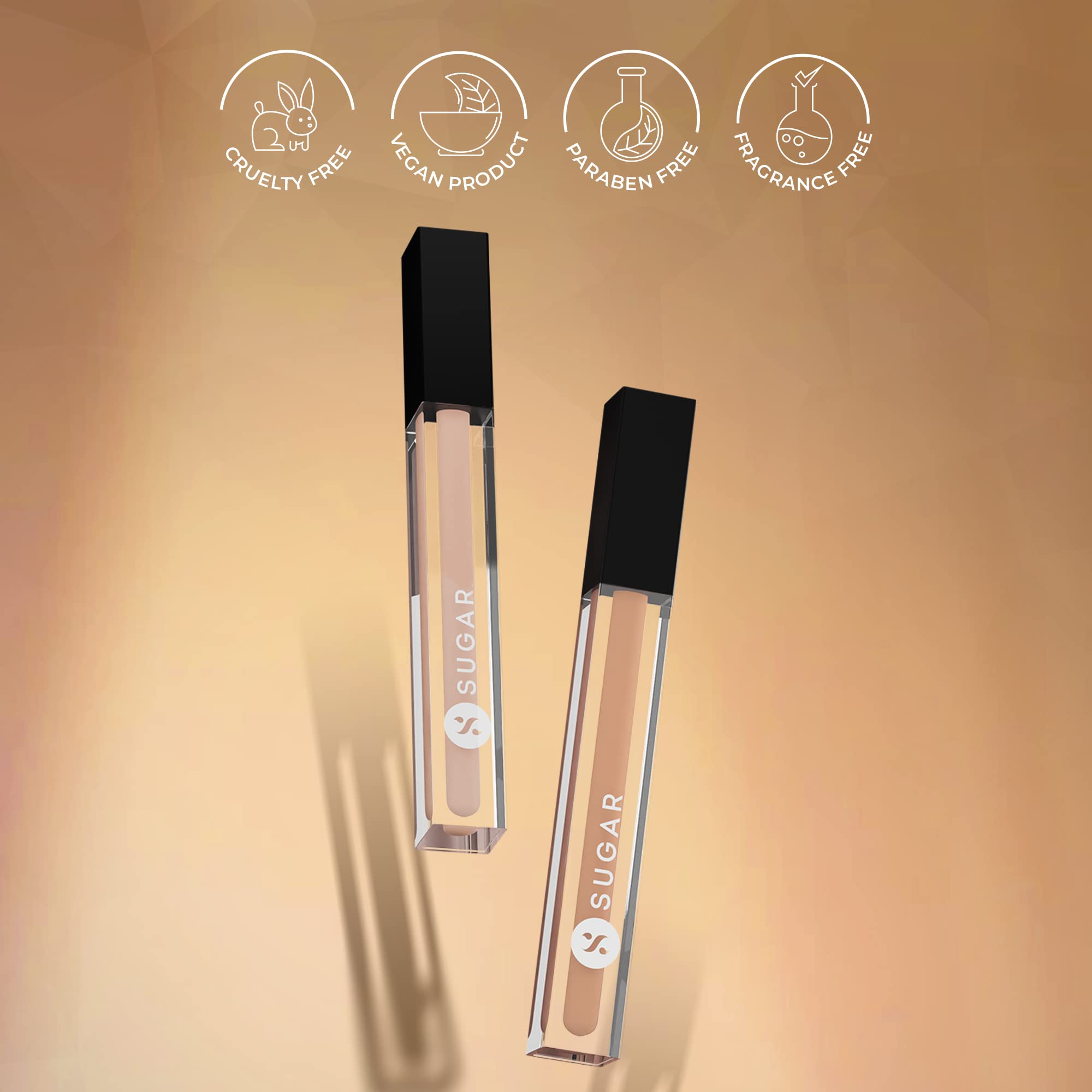 SUGAR Cosmetics Auto Correct Creaseless Matte Cream For All Skin Typesy Full Coverage Concealer (Golden Undertone) - 07 Vanilla Latte (For Fair Skin Tone) - Image 7 thumbnail