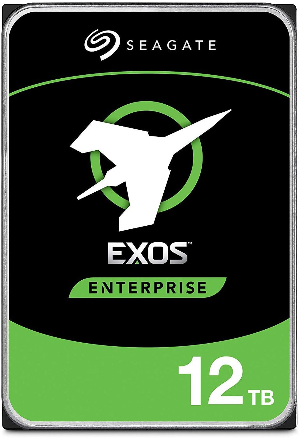 Seagate 12 TB Exos X12 3.5 Inch Enterprise Class Internal Hard Drive (7200 RPM, 256 MB Cache, SATA 6 Gb/s, Up to 261 MB/s, Model: ST12000NMZ007/NM0007)