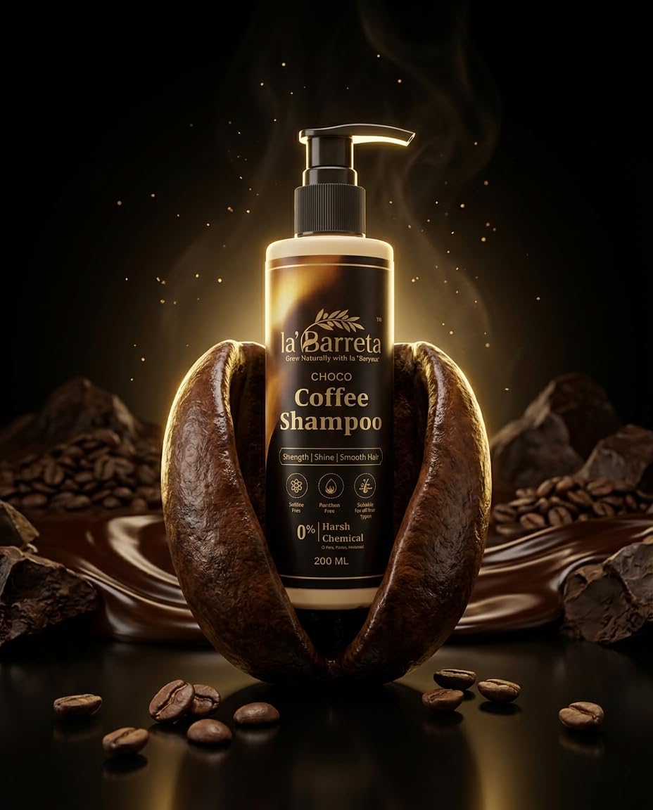 Premium Choco Coffee Shampoo, Strength, Shine & Smooth Hair, with Guar Gum, Cocoa, Sulphate & Paraben Free, 200 ml (Coffee... - Review, Price and Buying Guide