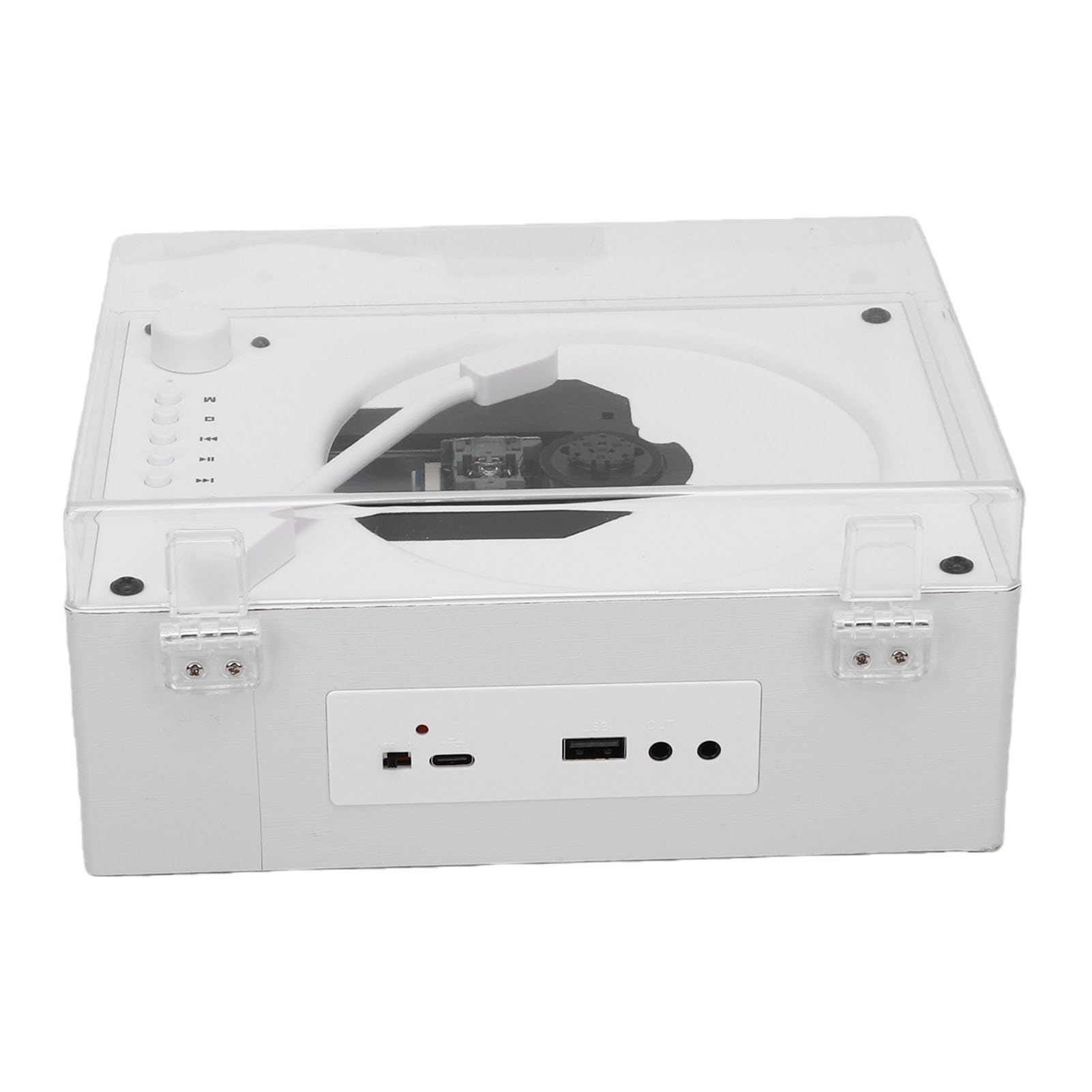 Fabater Lettore Musicale CD Portatile Bluetooth con AUX e USB per Viaggi e attività All'aperto