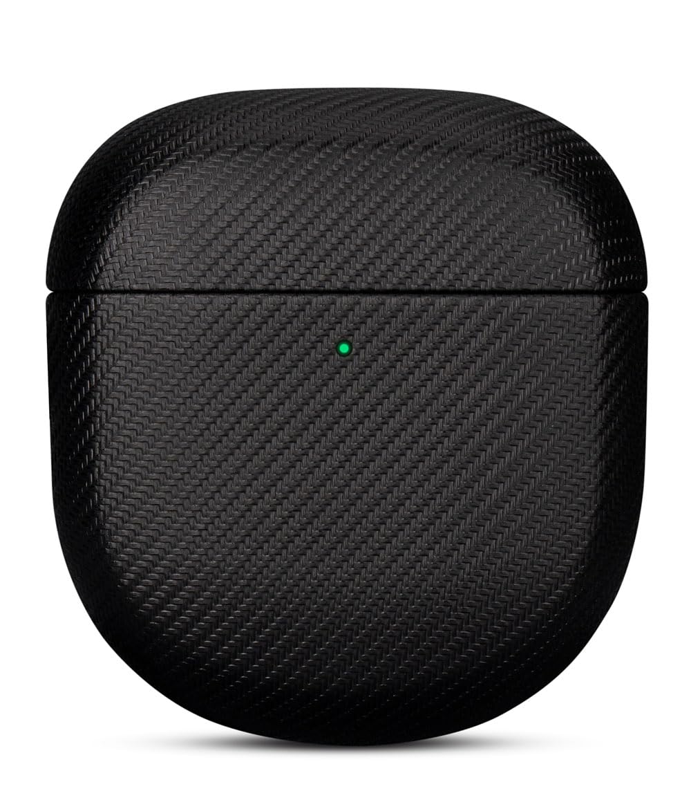 LOPIE Handmade Case for Bose QuietComfort Ultra 2 Earbuds 2025 / QuietComfort Ultra Earbuds 2023 / Quiet Comfort Earbud II, Synthetic Leather, Carbon