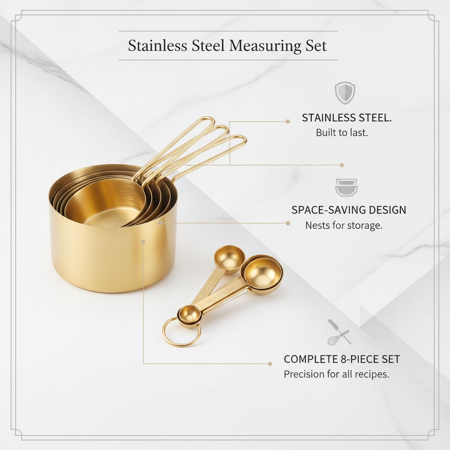 Cucharas y Tazas Medidoras