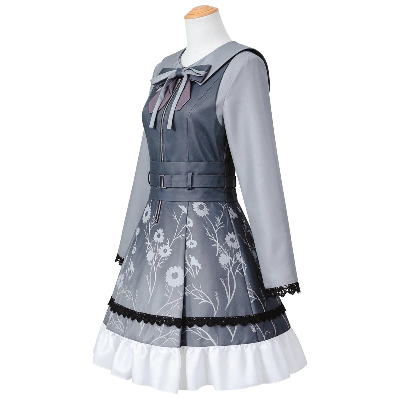 Halloween Kostüm für Erwachsene, Karneval Rollenspiel Cosplay Komplettset – Akiyama Mizuki Stil