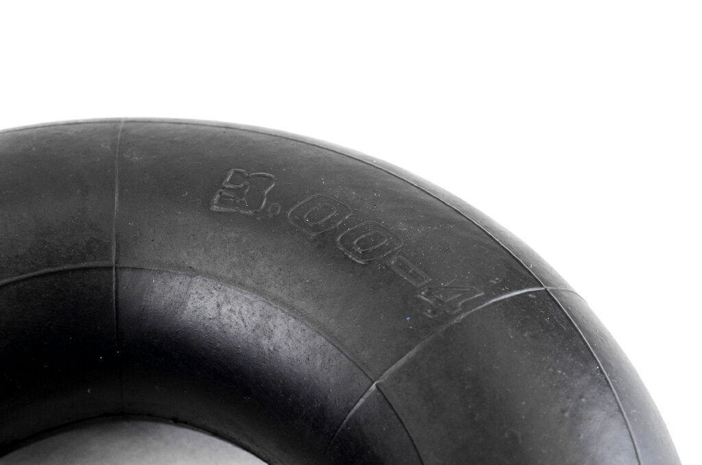 1x Schlauch 3.00-4 Für Sackkarren & Roller | 260x85 Mm Gummischlauch Mit Schrader-Ventil Abgewinkelt | Ersatzschlauch