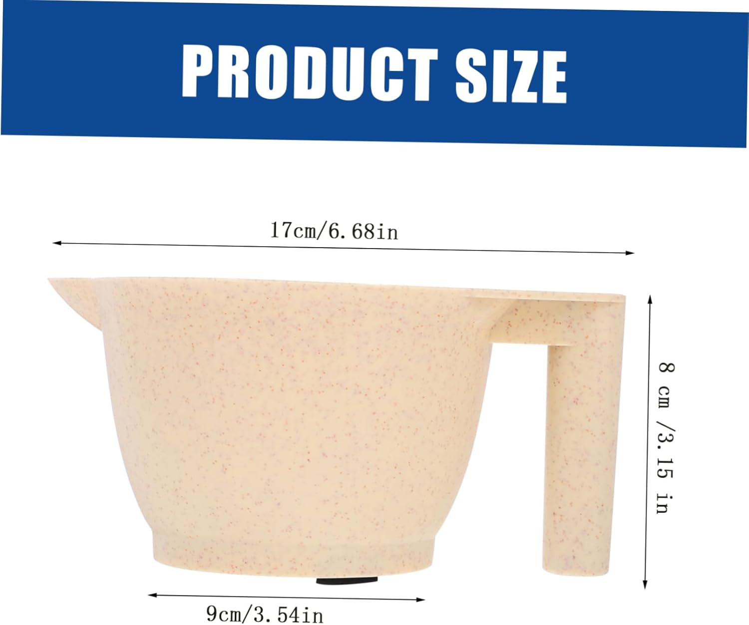 Hair Dye Bowls ，Hair Mixing Bowl ，2pcs Color Ergonomic Tinting for Salon Reusable and Washable Dyeing Tools