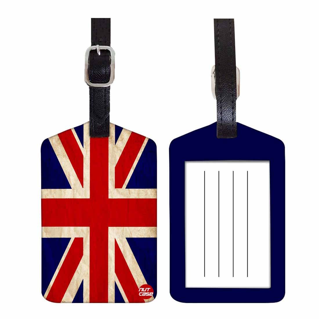 Nutcase Designer Luggage Travel Baggage Tags Single Tag with Name Card Inside - British