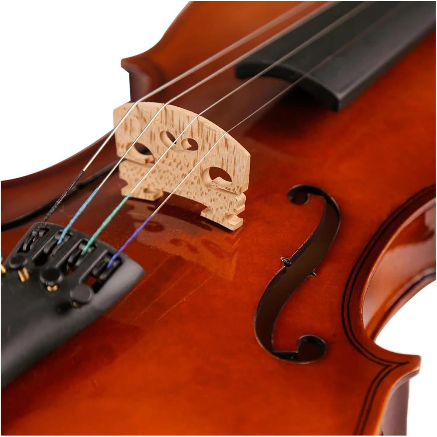 4/4バイオリンバスウッドボディオリジナルケース弓弦肩当て(1/2) 4/4 1