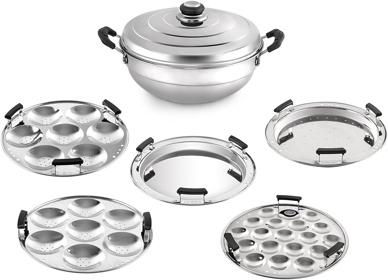 Cello Stainless Steel Multi Purpose Steamer/Cooker with
