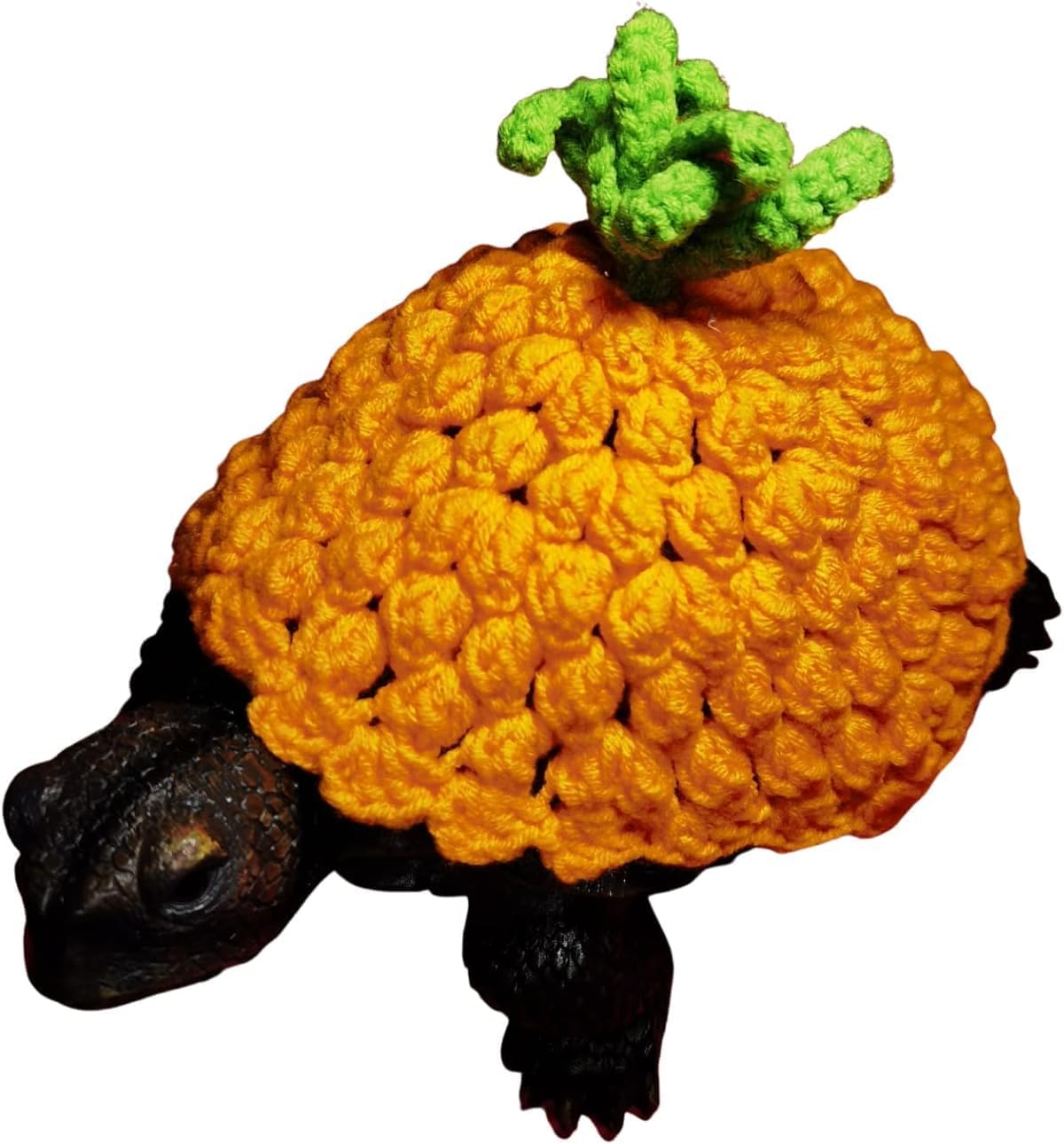 Cosplay Sweater for Turtle Clothes Handmade Winter Warm Knitted Tortoise Apparel Accessory for Halloween Christmas Party Cosplay Costume Photo Shoot (12 Inch,Orange)