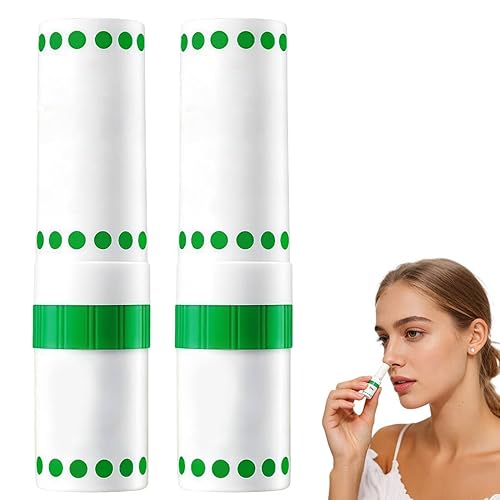 2er Set Inhalierstift mit ätherischen Ölen – Naseninhalator für freie