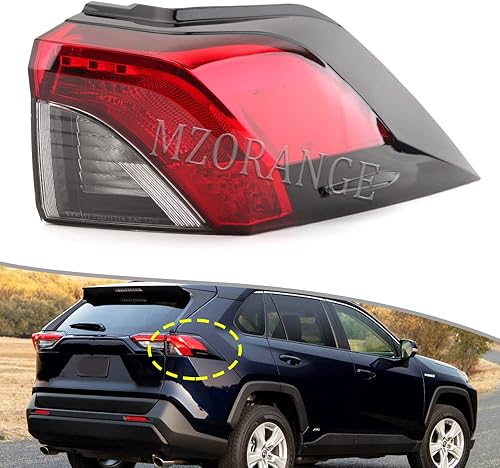 Miniatura 6 de Luz trasera de la lámpara de freno trasera para Toyota RAV4 2019 2020 2021 (lado derecho del pasajero)