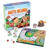 Learning Resources Math Island Addition & Subtraction Game - Math Manipulatives, Educational Board Toys, Classroom Flash Cards , Volcano Toy, STEM Kids, Gifts for Boys And Girls , Montessori