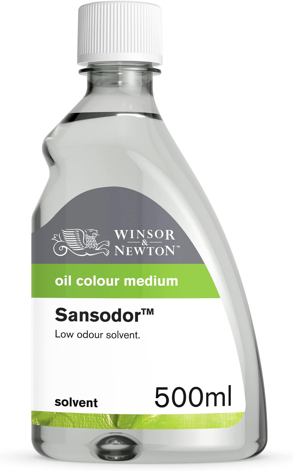 Winsor & Newton Sansodor Low Odor Solvent 500Ml Bottle, 17 Fl Oz