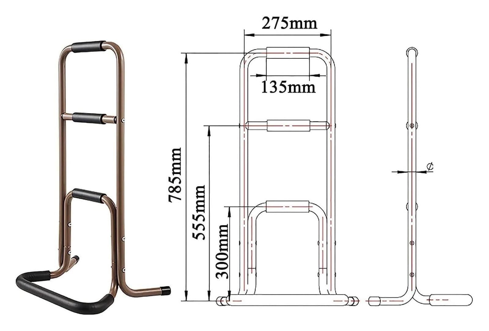 Pomoce do wstawania Bed Rails Grab Bar Mobility Stand Assist Support Handles Elderly Standing Aid For Senior Disabled Fall Protection