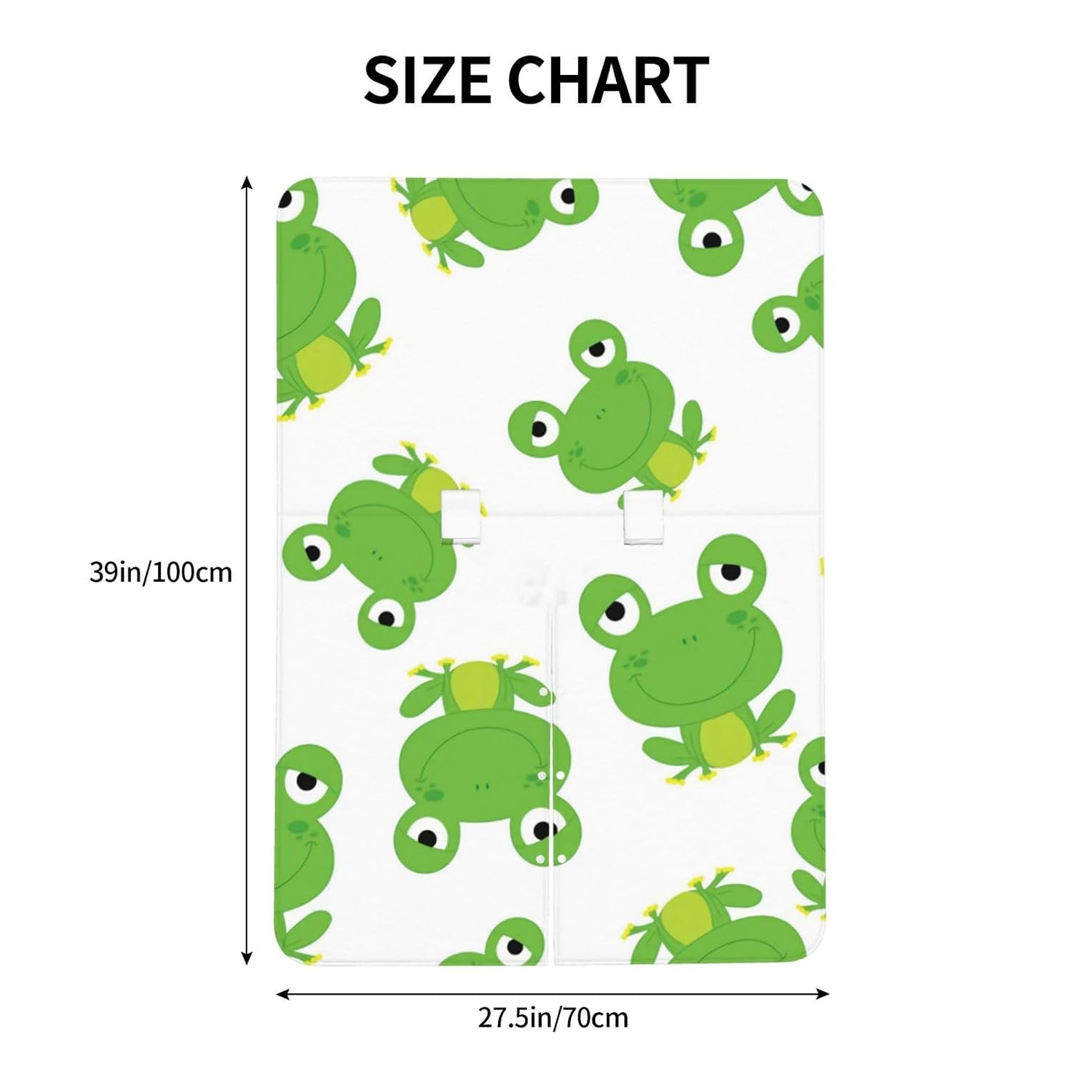 Cute Frog Design Baby Car Seat Cover & Nursing Cover - Breathable Stretch Multi-Use Cover for Breastfeeding, Stroller Sunshade & Infant Carrier
