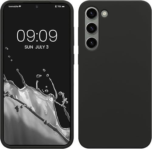 Miniatura 312 de kwmobile Funda Compatible con Samsung Galaxy S22 - Funda de teléfono de silicona TPU con acabado suave - Rojo Ruibarbo Piedra antigua,Azul