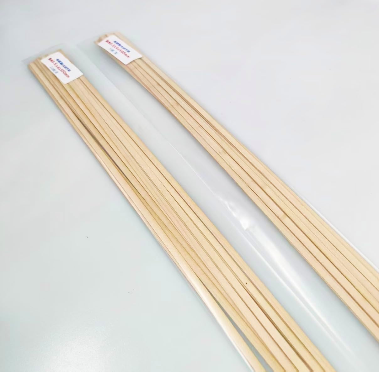 GAWEGM Ship Hull Skin Wood Strip - Maple Deck Batten 0.5x4x500