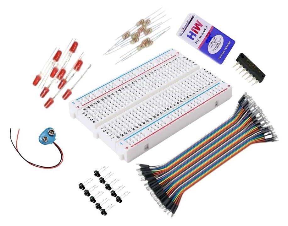 EX-OR 7486 IC Logic Gate DIY Kit Science Project Working Model Experiment Kit for School Students Class 12