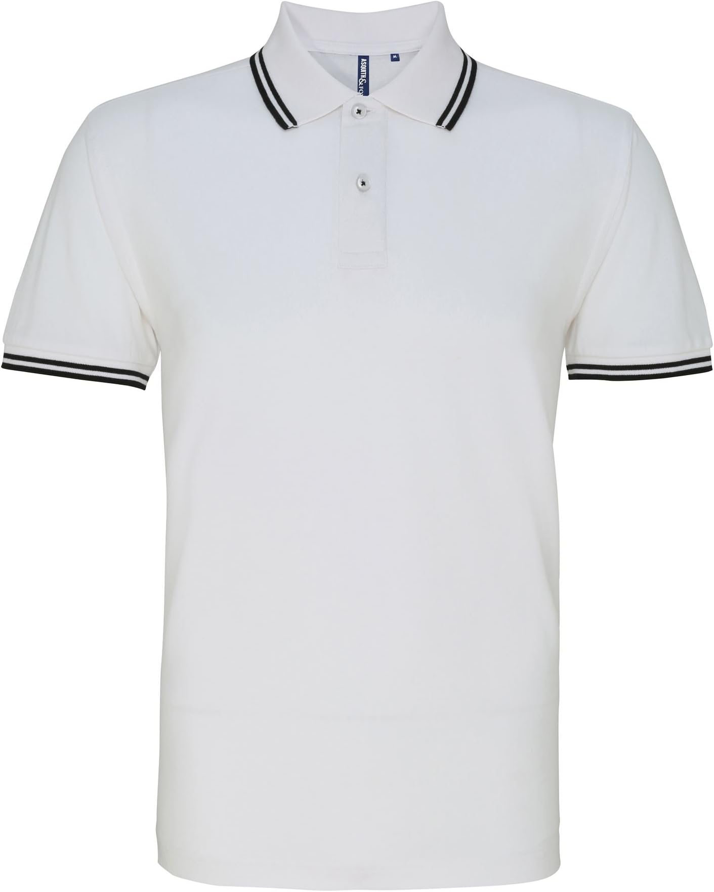 Asquith-Fox-Men's classic fit - tipped polo-tipped contrast poloshirt