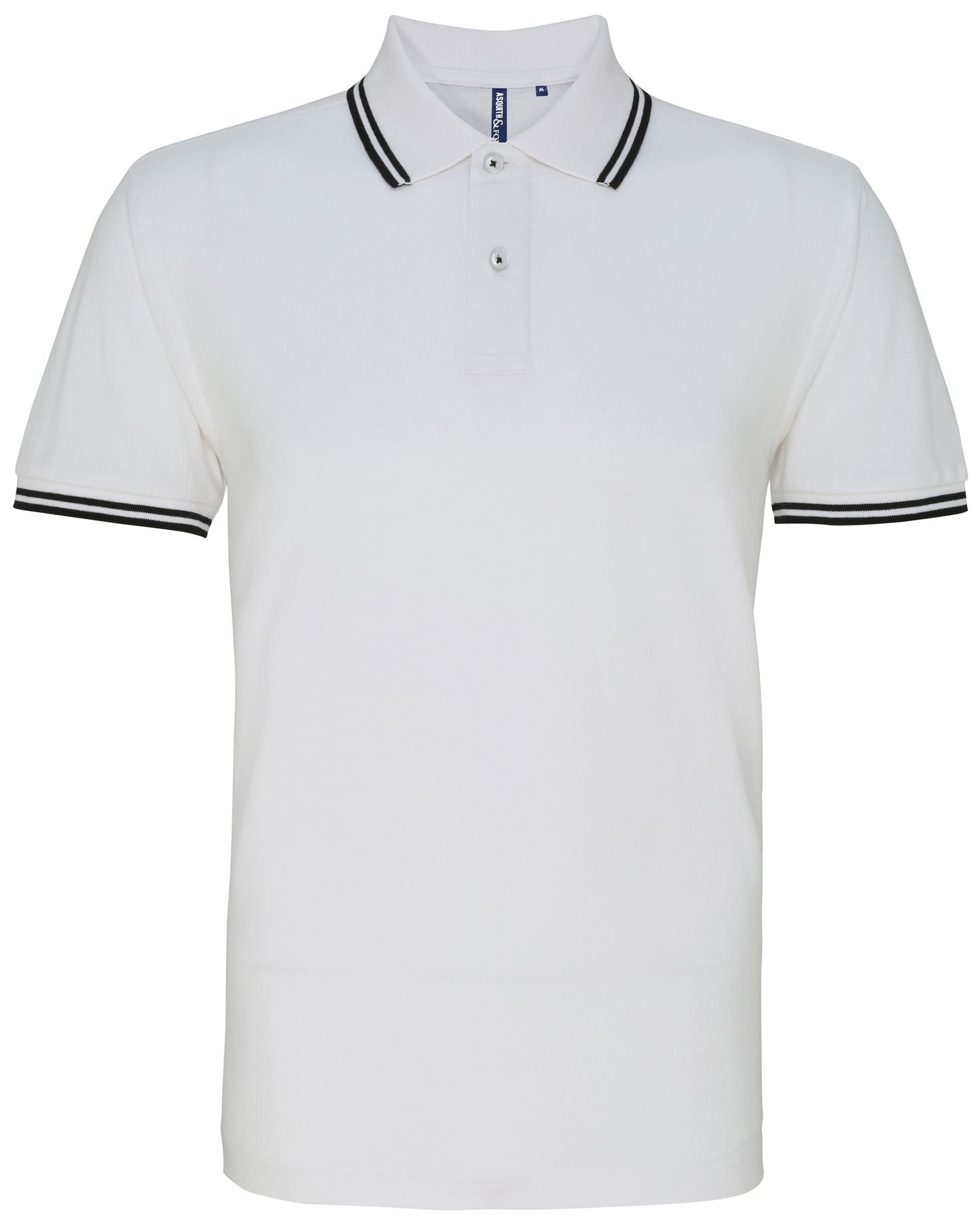 Asquith-Fox-Men's classic fit - tipped polo-tipped contrast poloshirt