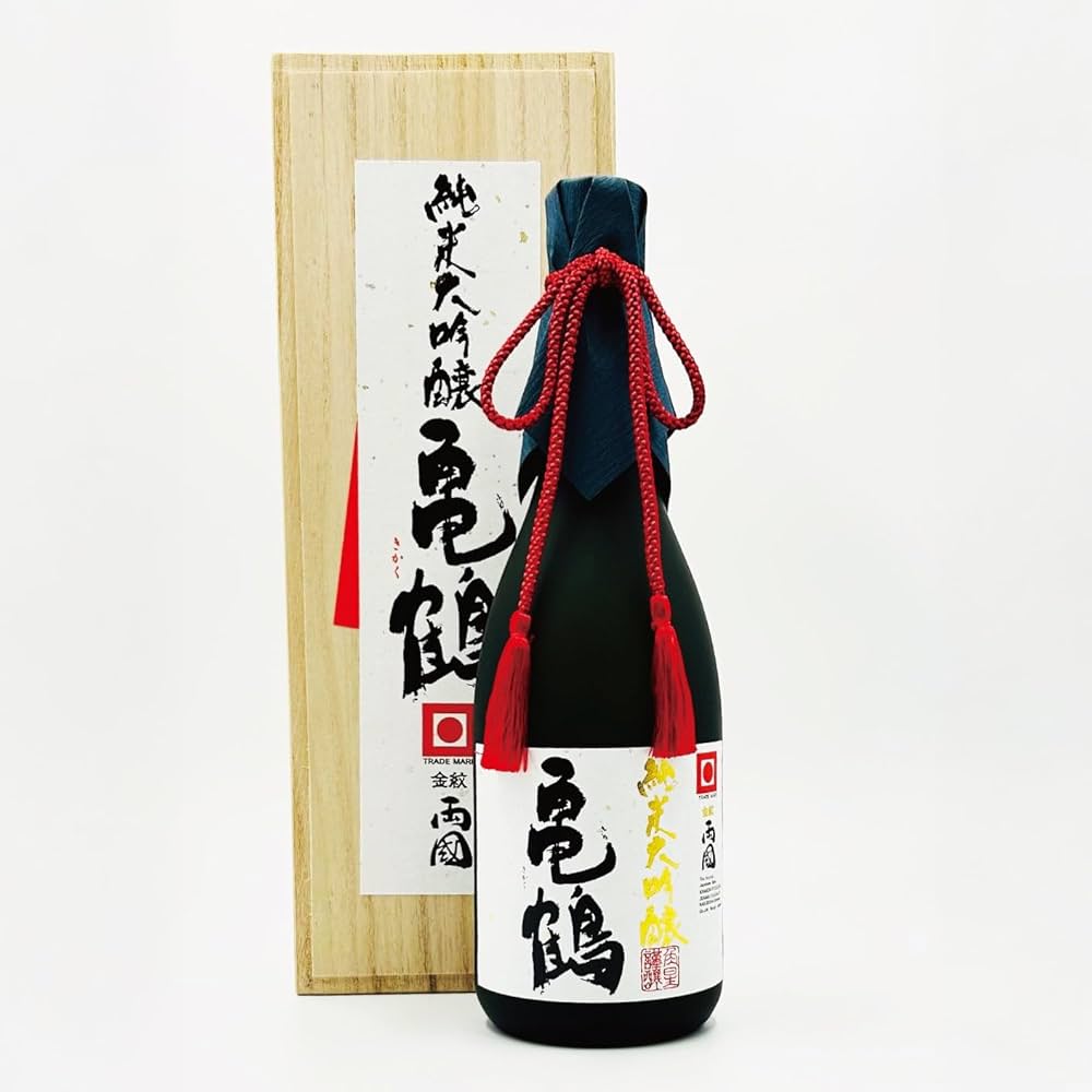 Amazon.co.jp: 亀鶴(きかく) 純米大吟譲酒 720ml 株式会社 角星