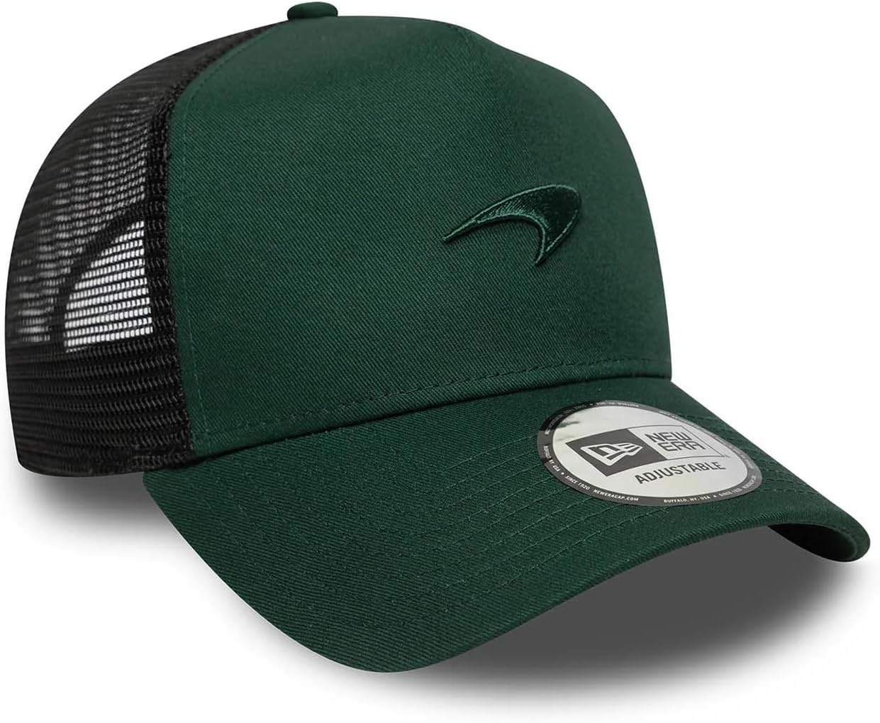 New Era Adult's 9Forty Trucker Seasonal Mclaren Racing Trucker Baseball Cap Hat Dark Green - Image 3