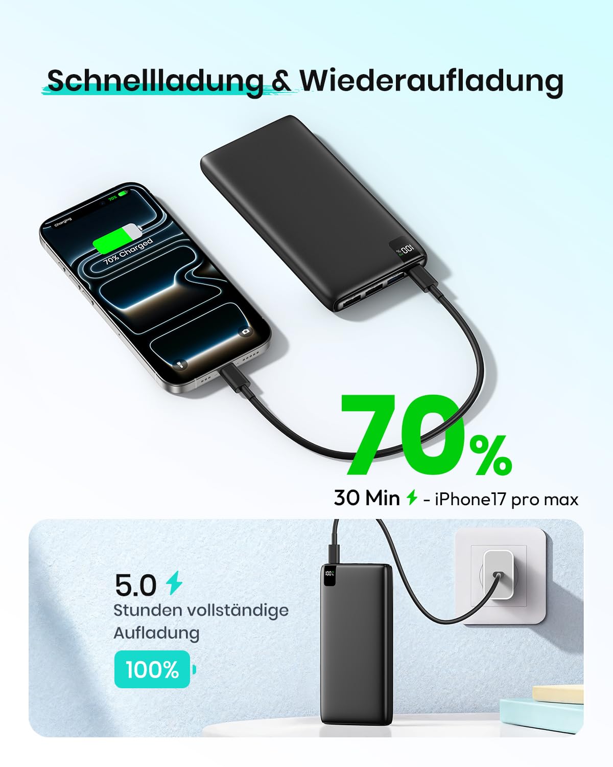 A Addtop Power Bank 20000mAh - 22 – Bild 4